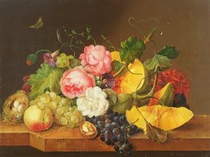 Still Life with Flowers and Fruit